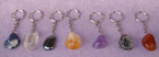 porte-clé avec des mineraux